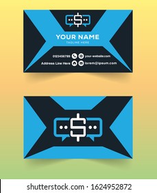 Awesome, Creative and Clean Double-sided Business Card Template Design for using personal or marketing purposes