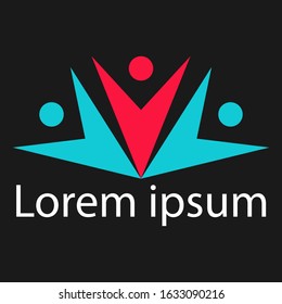 AWESOME CREATIVE PEOPLE LOGO DESIGN