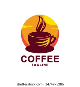 Awesome cup Coffee Logo Design