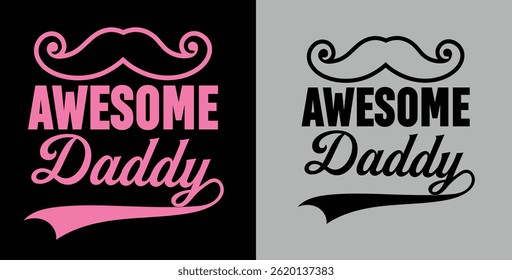 Incrível papai Tipografia minimalista t shirt Modelo de design