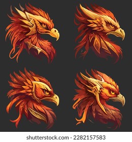 awesome and dashing rooster vector illustration art collection