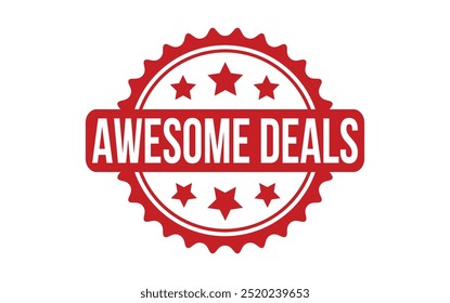 Awesome Deals Rubber Stamp Seal Vector