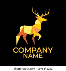 Awesome Deer Poly Geometric Logo for your company