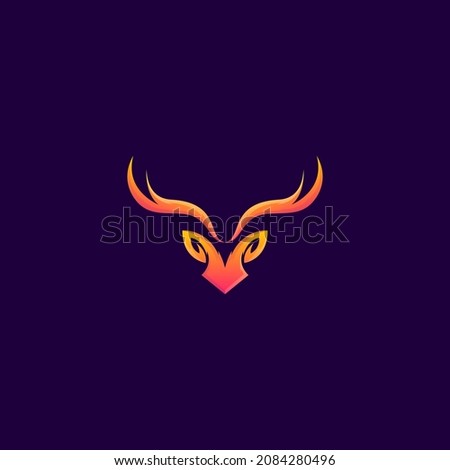 Awesome Deer Premium Logo Vector