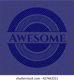 Fantastischer denim Hintergrund