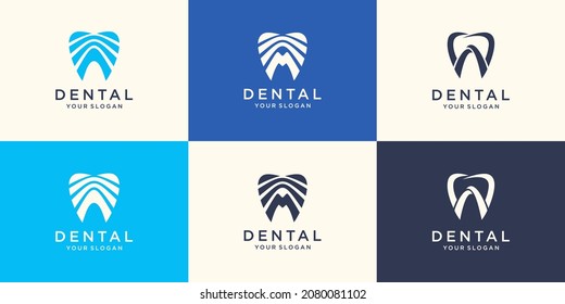 Awesome Dental Clinic Logo Template. Concept of the Dentist Logo