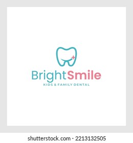 Awesome Dental Clinic Logo Template. Concept of the Dentist Logo
