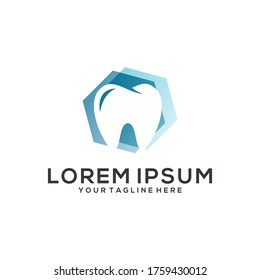 awesome dental color logo illustrator