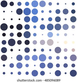 Awesome dot pattern with colorful circles