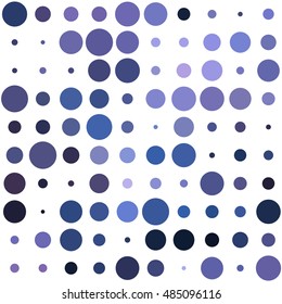 Awesome dot pattern with colorful circles