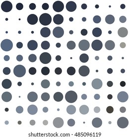Awesome dot pattern with colorful circles