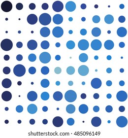 Awesome dot pattern with colorful circles