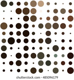 Awesome dot pattern with colorful circles