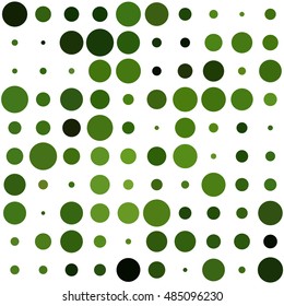 Awesome dot pattern with colorful circles