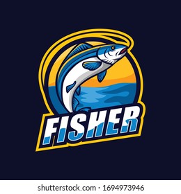 Awesome E sport Mascot Logo Gaming