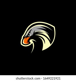 awesome eagle logo design premium vector
