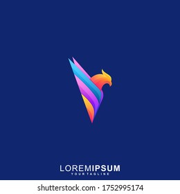 Awesome Eagle Premium Logo Vector