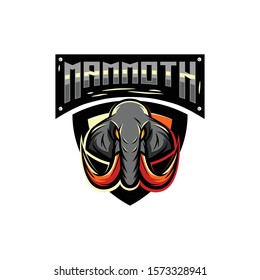 awesome elephant logo design illustration