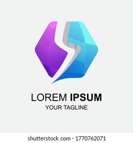 awesome energy logo vector.modern style logo.energy illustration