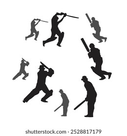Awesome EPS cricket legend silhoulte 