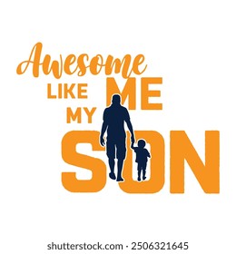 awesome father day and family day tshirt design