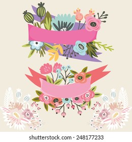 Awesome floral banners.