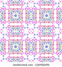 Awesome floral pattern design created in software for graphic resources