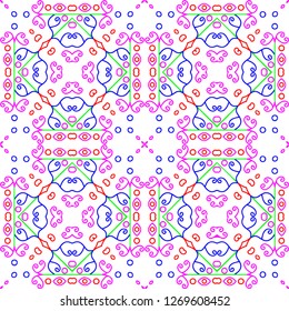 Awesome floral pattern design created in software for graphic resources