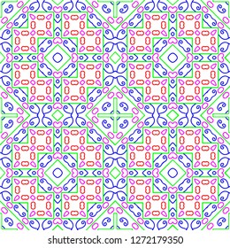 Awesome floral pattern design created in software for graphic resources