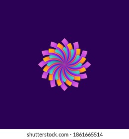 Awesome Flower Tech Premium Logo