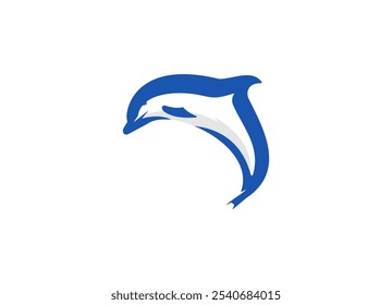 Awesome Flying Animal Outline Logo Design Vector 