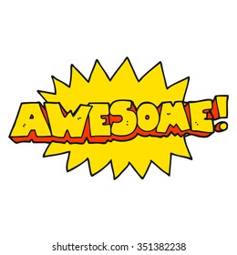 awesome freehand drawn cartoon shout