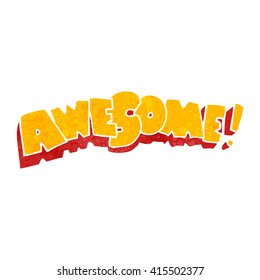 awesome freehand retro cartoon