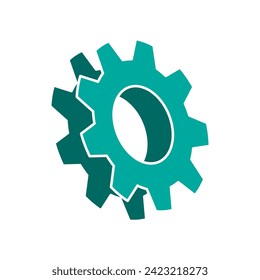 Awesome Gear Logo Design vector
