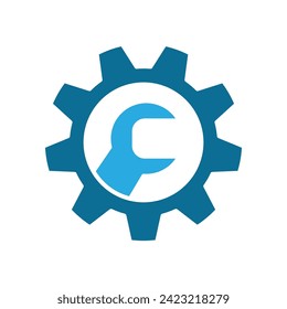 Awesome Gear Logo Design vector