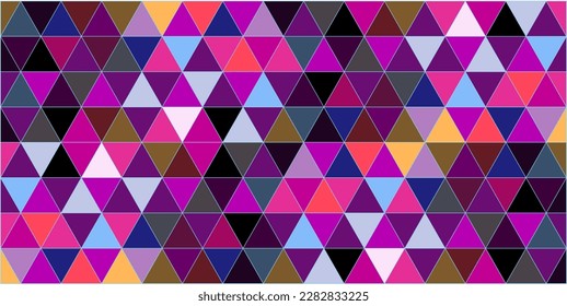 Awesome geomeric abstract poligonal mosaic. Triangle low poly abstract background. Abstract geometric background full colour with polygons. Origami style pattern which consist of triangular