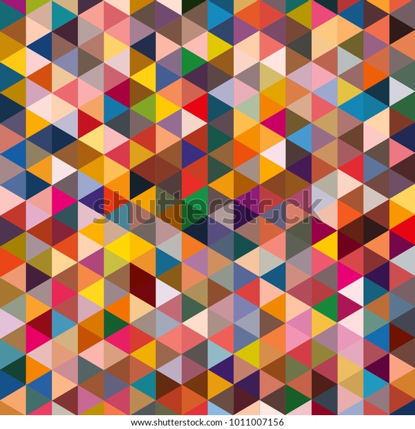 Awesome Geomeric Abstract Poligonal Mosaic Triangle Stock Vector ...