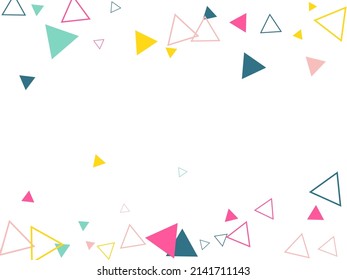 Awesome Geometric background with colorful triangles Abstract colorful and creative triangle background, vector illustration