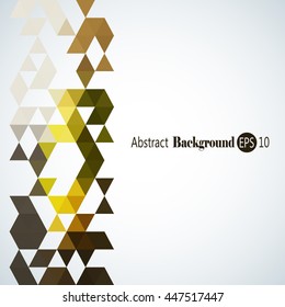 Awesome Geometric background with colorful triangles