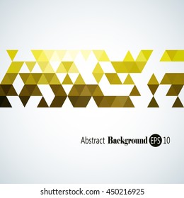 Awesome Geometric background with colorful triangles
