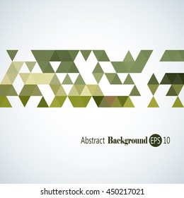Awesome Geometric background with colorful triangles
