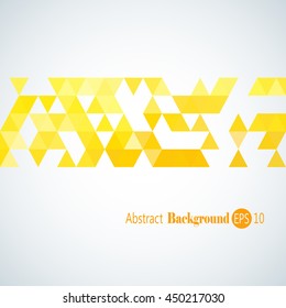 Awesome Geometric background with colorful triangles
