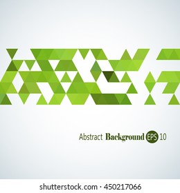 Awesome Geometric background with colorful triangles
