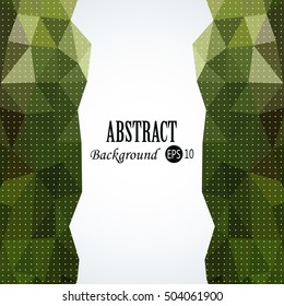Awesome Geometric background with colorful triangles