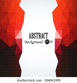 Awesome Geometric background with colorful triangles