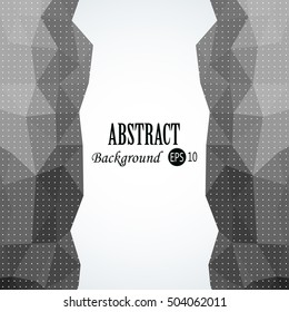 Awesome Geometric background with colorful triangles