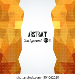 Awesome Geometric background with colorful triangles