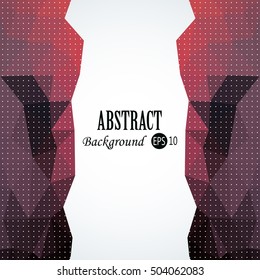 Awesome Geometric background with colorful triangles