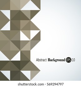 Awesome Geometric background with colorful triangles