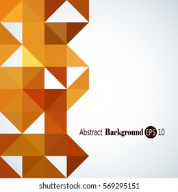 Awesome Geometric background with colorful triangles